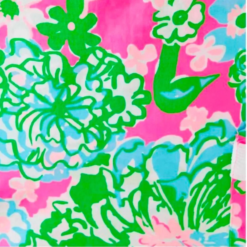 NEW LILLY PULITZER Romney Shift Romper in Multi Plumes In Bloom SIZE 2 NWOT - Picture 10 of 10